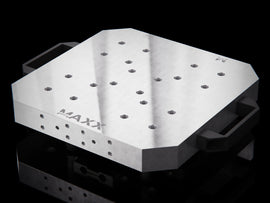 MaxxUPC (Erowa) 108155 UPC Aluminum Pitch 52 Pallet for Vise LANG 1