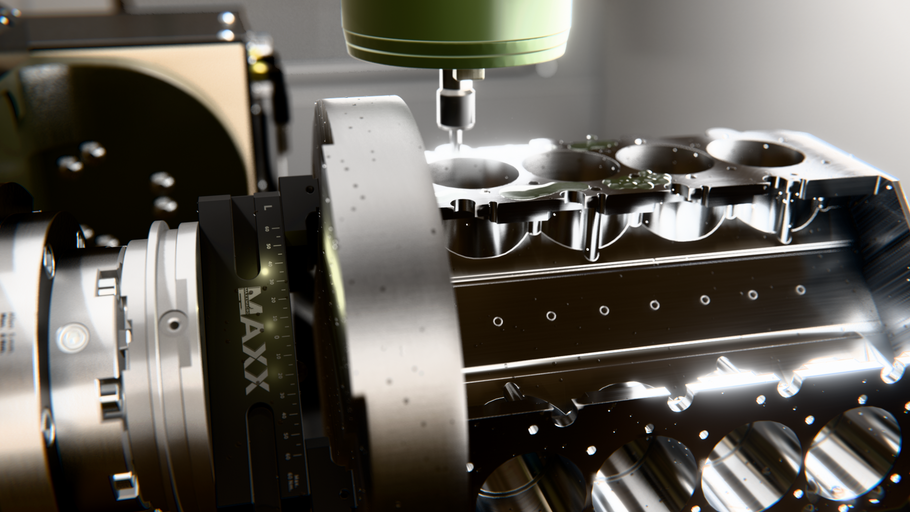 How to Machine a Scale V8 Engine Block with MaxxMacro Workholding