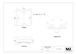 Maxx-ER 010627 100 Aluminum Flat Holder 80x80mm