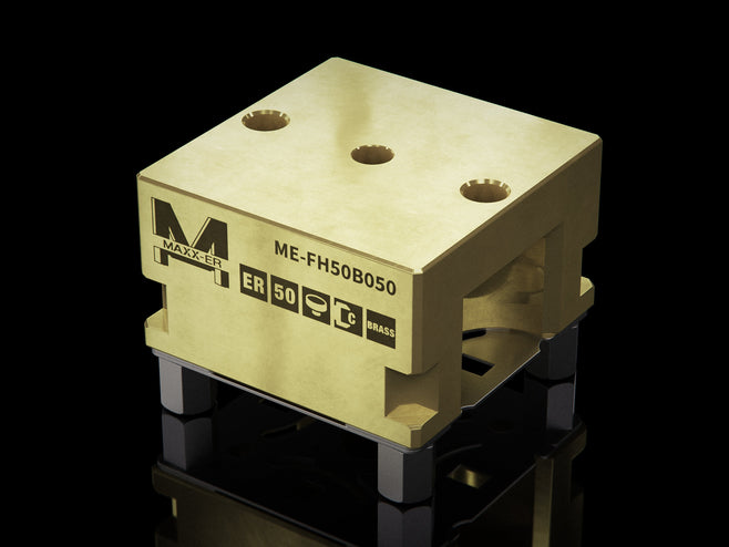 Maxx-ER (Erowa) 009219 50 Brass Flat Electrode Holder 50x50mm 1
