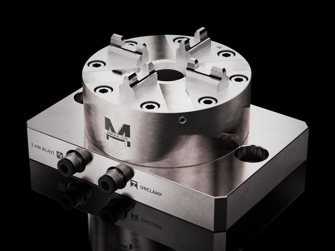 Maxx-ER (Erowa) 037970 100 P Stainless Pneumatic Chuck With Mounting Plate 145x145mm 1