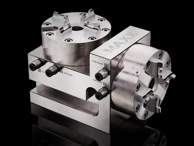 Maxx-ER (Erowa) 100 P Stainless Pneumatic Chuck With Universal Square Block 1