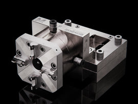Maxx-ER (Erowa) Stainless Pneumatic Machine-Adapted Chuck WEDM Rapid Action with Horizontal 90-Degree RSM Mounting Plate 1