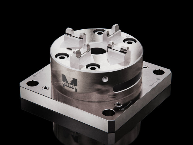 Maxx-ER (Erowa) 154100 100 P Stainless Manual Quick Chuck WEDM Rust Proof With Mounting Plate 125x125mm 1
