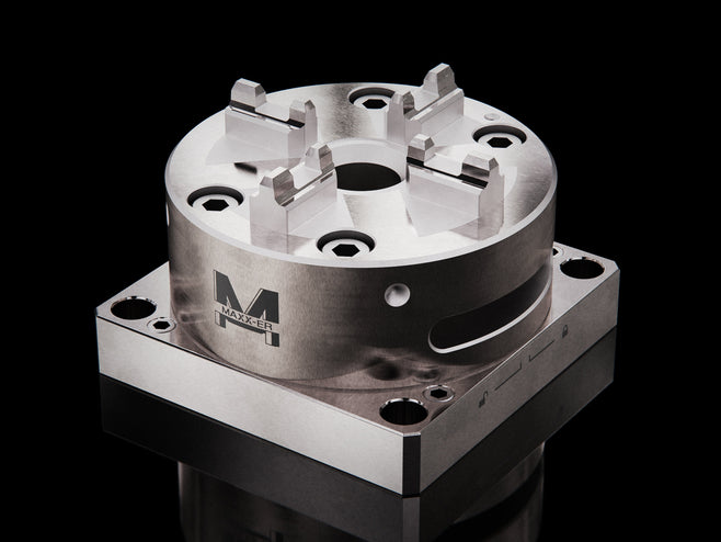 Maxx-ER (Erowa) 100 P Stainless Manual Quick Chuck With Mounting Plate 102x102mm 1