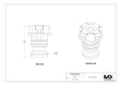 MaxxMacro (System 3R) Short Manual Drawbar 6052 Stainless 5