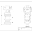 MaxxMacro (System 3R) Drawbar Long Automatic 605 Stainless 4