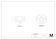MaxxMacro® 605.10 Drawbar Low Profile Stainless