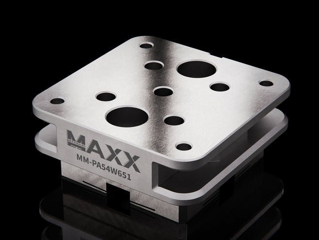 MaxxMacro® (System 3R) 54 Stainless 651.70-P Performance Pallet 70mm Riser With Gripper Slots WEDM Rust Proof 1