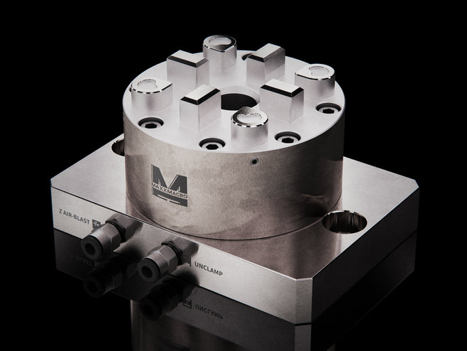 MaxxMacro® (System 3R) 70 Pneumatic Chuck 600.1-30 with Mounting Plate CNC Table 1