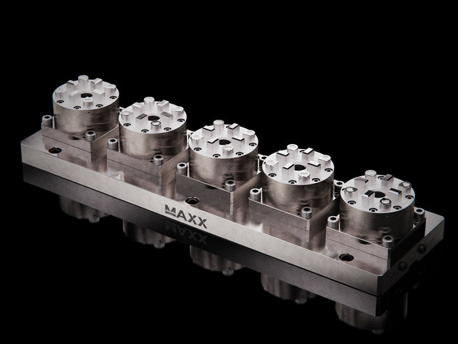 MaxxMacro® (System 3R) 70 Multi 5 Pneumatic Chuck 600.1-30 Precision Rail 1