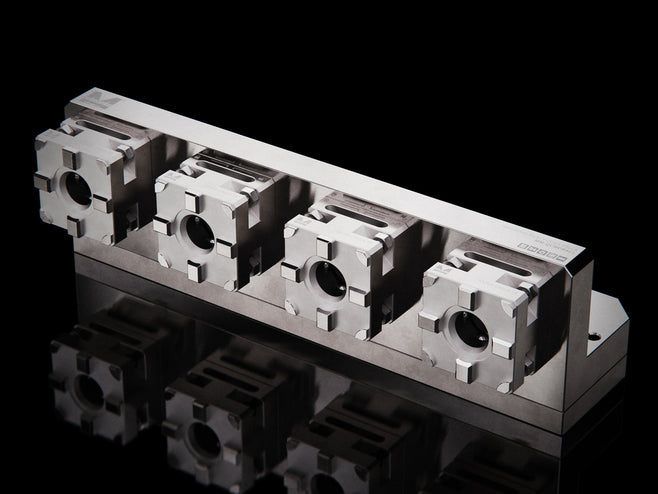 MaxxMacro® (System 3R) 54 Multi 4 Quick Chuck WEDM Rust Proof with Horizontal 90-Degree RSM Mounting Plate