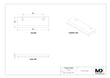 MaxxMacro (System 3R) 23925 Standard 60mm Support Tab MXRuler (3Ruler) Accessory WEDM (Set of 2) 5