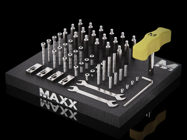 MaxxMacro® (System 3R) 230.1 MXRuler (3Ruler) Clamping kit M6 WEDM Accessory Rust Proof 1