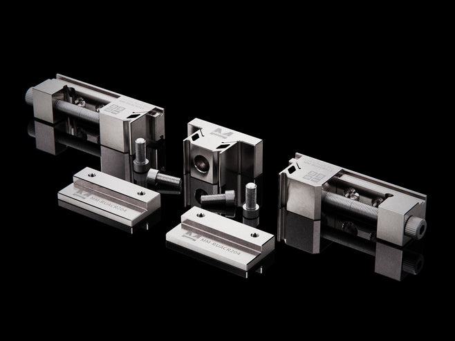 MaxxMacro® (System 3R) 239.11 MXRuler (3Ruler) Double Ruler Vise WEDM Accessory Rust Proof