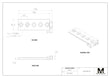 MaxxMacro® (System 3R) 200.1J-STD MXRuler (3Ruler) WEDM Rust Proof Reference Element 120mm 6