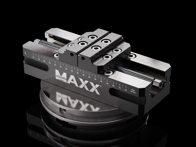 MaxxMagnum Stainess Self Centering Vise 80x160mm