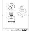 Maxx-ER (Erowa) 50 Stainless ER Collet Chuck ER16 5