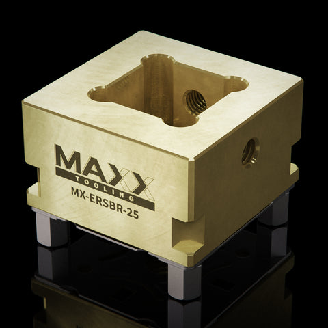 Maxx-ER Brass Square Pocket Electrode Holder S25