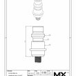 Maxx-ER (Erowa) 010751 Stainless Manual Spigot 5