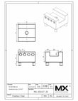 Maxx-ER (Erowa) 50 Stainless Slotted Electrode Holder U25 5