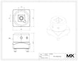 Maxx-ER (D/C) Holder 010608 Square Electrode Holder S20