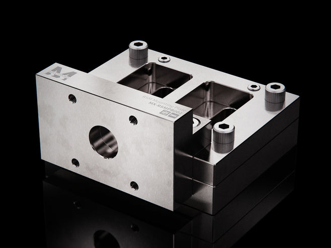 MaxxTooling Stainless Horizontal 90-Degree RSM Mounting Plate for QuickChuck WEDM Rust Proof 1