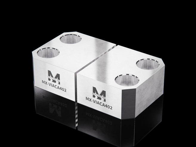 MaxxVise Aluminum Self Centering Vise Spare Part Soft Jaw 39x46x21mm (Set of 2) 1