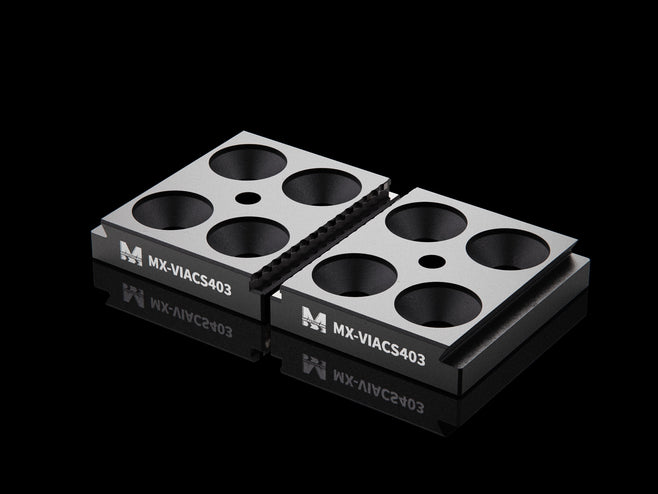 MaxxVise Stainless Self Centering Vise Spare Part Low Profile Jaw 46mm (Set of 2) 1