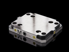 MaxxZPS Zero Point Pitch 96 Stainless 45400 Manual Base 192x156 with Clamping Edge and Mounting Bores 150x100mm