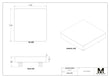 MaxxZPS Zero Point Pitch 96 Stainless 45575 Blank Pallet 156x156x27 mm