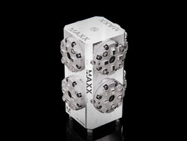 MaxxZPS Zero Point Pitch 96 Aluminum 4 Sided Tombstone w/ 8 MaxxMacro 70 Manual Low Profile Chucks 1