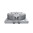 MaxxMagnum Pneumatic Chuck Manual Short Drawbar with Mounting Plate 160x160 mm