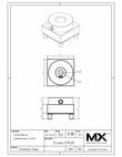 Maxx-ER (Erowa) Circle Holder Stainless .750 Dia Round Stock Holder print