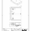 Maxx-ER (Erowa) 100 Flat Holder 150X92 Aluminum Uniplate print