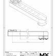 MaxxMacro (System 3R) Horizontal Chuck Extension 12 Inch Aluminum UK