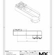 MaxxMacro (System 3R) Horizontal Chuck Extension 6.5 Inch Aluminum UK