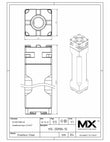 MaxxMacro (System 3) 54 Chuck Extension 10 Inch Quick Chuck print
