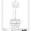 MaxxMacro (System 3R) Probe Spring Loaded Centering Sensor 3MM Tip UK