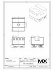 MaxxMacro (System 3R) Aluminum U20 Slotted Electrode Holder print