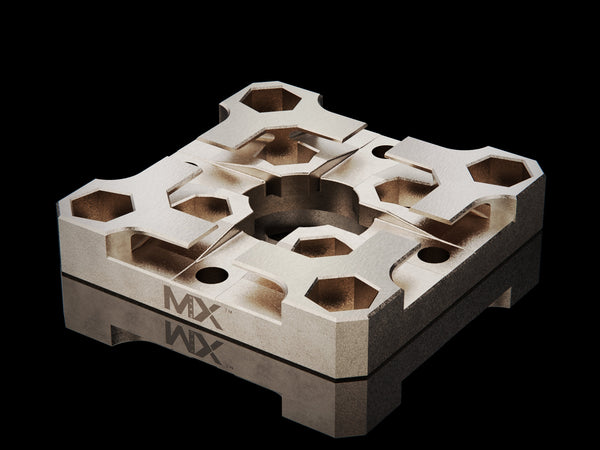 MaxxMacro (System 3R) 70MM Stainless Cast Macro Pallet Plated top
