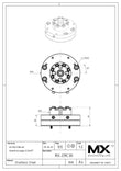 MaxxMacro 54 Manual Chuck With Adjustable Base