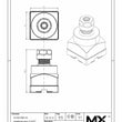MaxxMacro (System 3R) 3R-659.16P ER Collet Chuck ER16 UK