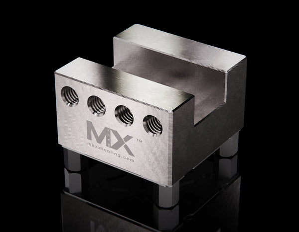 Maxx-ER (Erowa) Electrode Holder Stainless Slotted U20 front